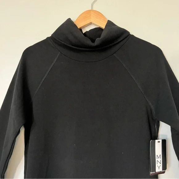 Funnel-Neck Sweatshirt Dress - Picture 4 of 8